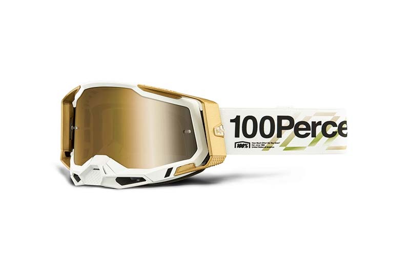 [100%] 레이스크래프트 2 고글, 석세션 - 미러 트루 골드 렌즈